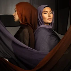 Écharpe Hijab en Coton et Rayonne de Grande Taille pour Femme, Châle de Haute Qualité, Bandeau de Sauna Musulman, Écharpes Islamiques, 90x185cm