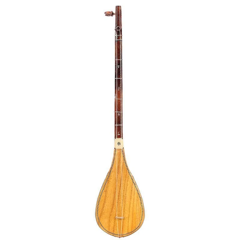 60CM Dudar Ornament Traditional Wooden Dutar Model Exquisite Xinjiang Folk Dutars Handicrafts Household Desktop Decoration