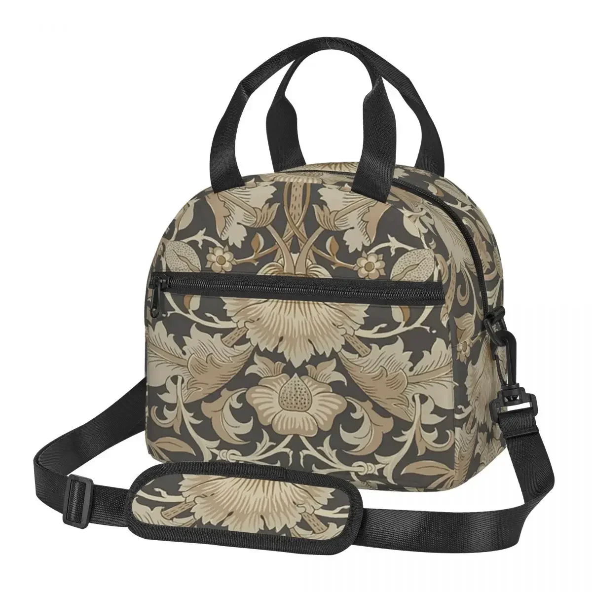 

Сумки для обеда William Morris Bullerswood, изолированная коробка для бенто, сумка для обеда, многоразовые сумки для пикника, термосумка для женщин, студентов, школы