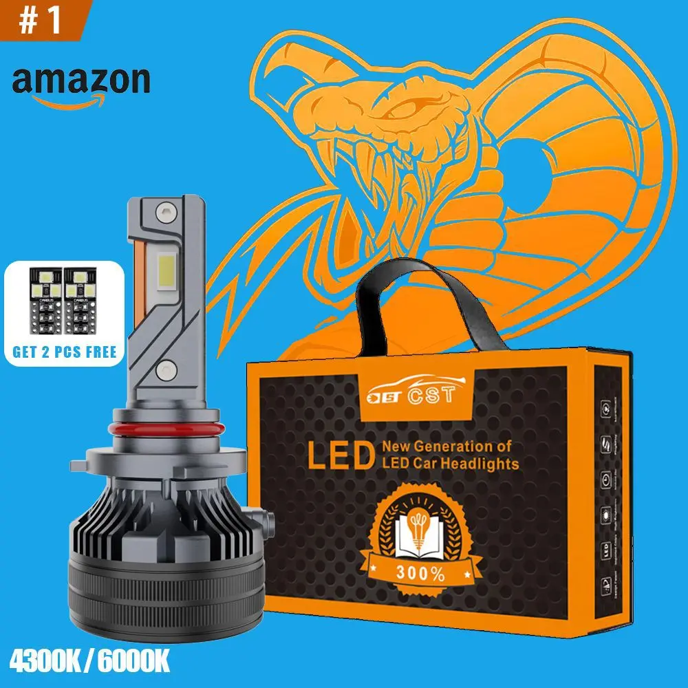 

High-power T80 car headlights, high-brightness spotlight headlights, T80 full series H7 H4 9012 H1 LED