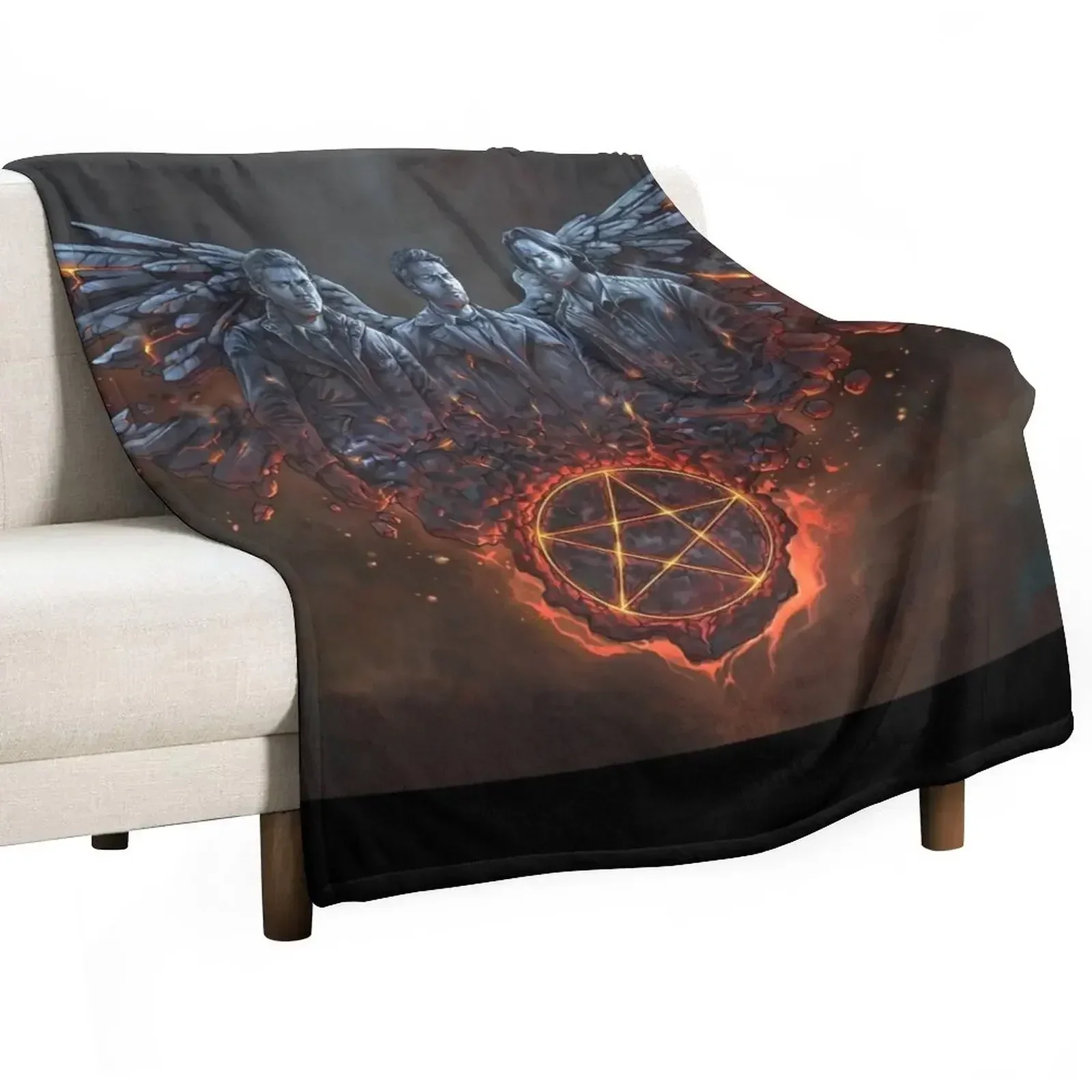 

Team Free Will Burning Art Throw Blanket Moving Warm blankets and throws Summer Beddings Blankets