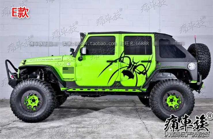 ملصق سيارة لسيارة جيب رانجلر مظهر الجسم رانجلر كروس كونتري SUV ملحقات ملصق مجددة