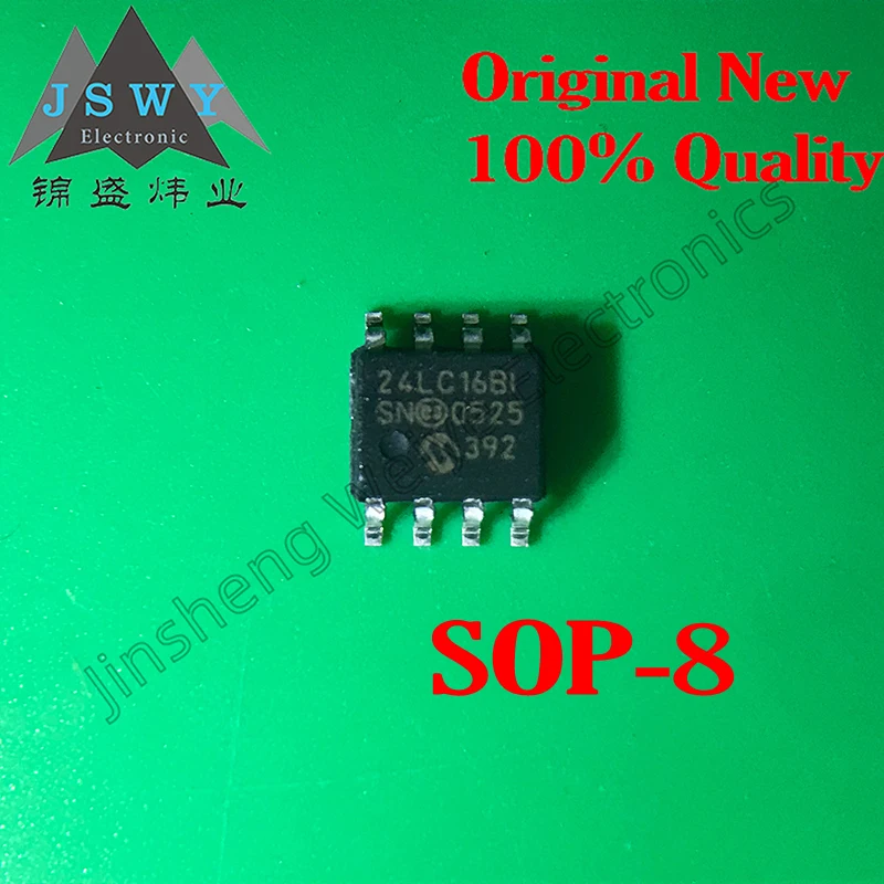 

1-50PCS 24LC16BI 24LC16B1 24LC16BT-I/SN 24LC16 SOP8 Memory IC with good quality brand new