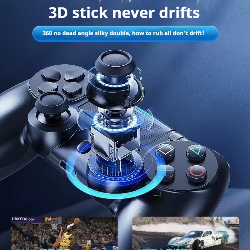 New Wireless Controller Gamepad Support Bluetooth Ps4 Controller Pc Version Vibration Wireless Gamepad Joystick Console Ps4 Pc