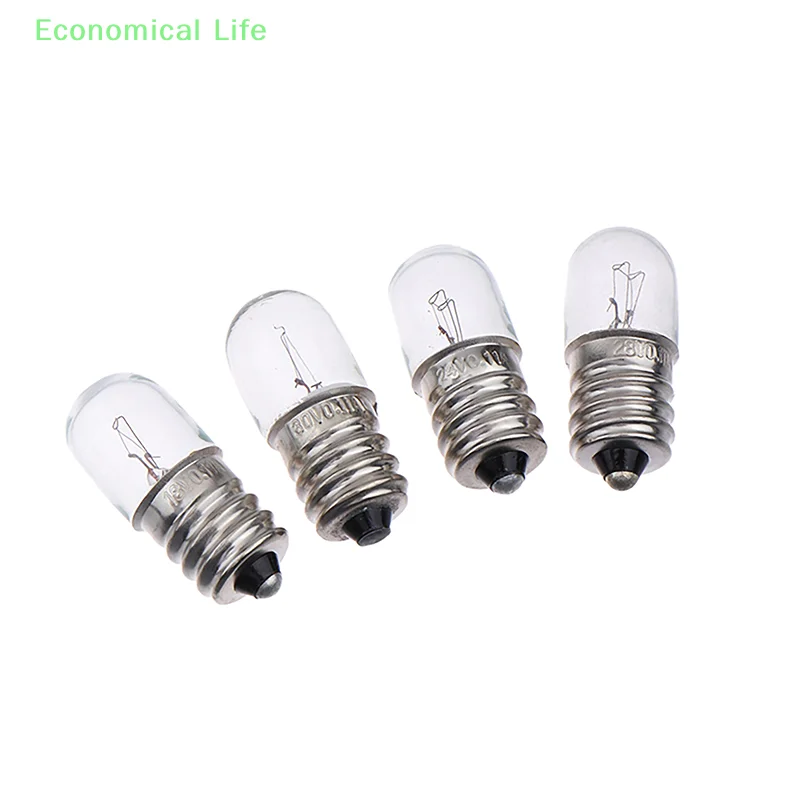 1Pc E12 18V 24V 28V 30V Mini Bulb For Indicator Light Little Bulb For Test Experiment Teaching Flashlight Screw Based Bulb