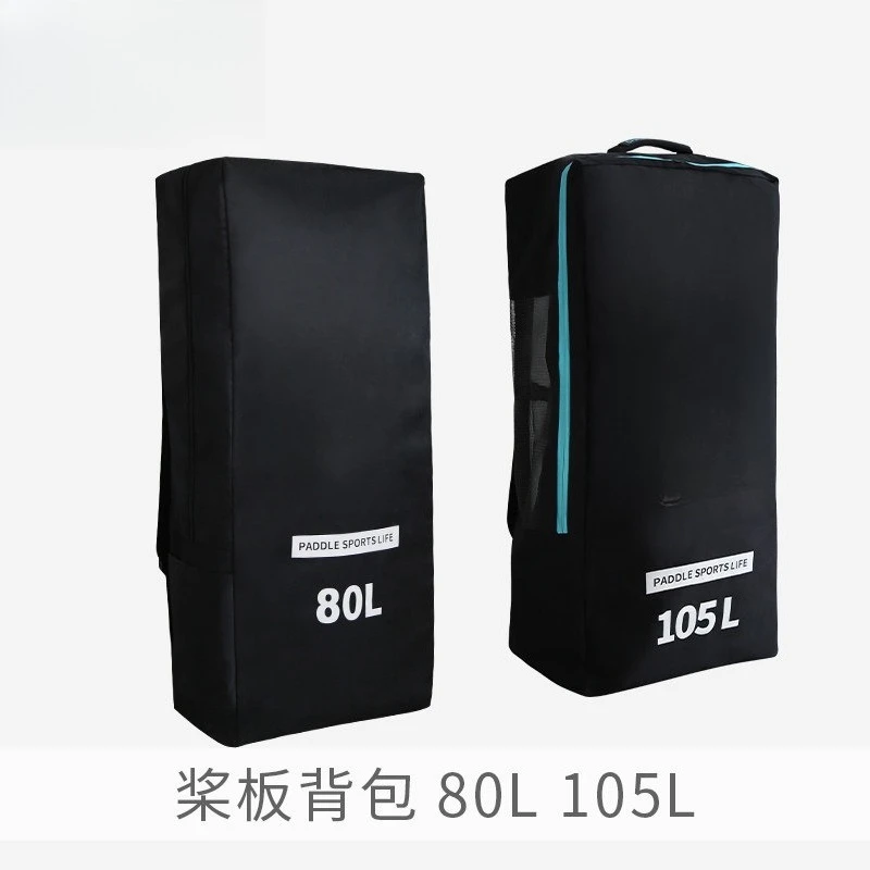 80L Portable Large Capacity Backpack Inflatable Stand up Paddle Board Storage Bag for Outdoor Water Sports