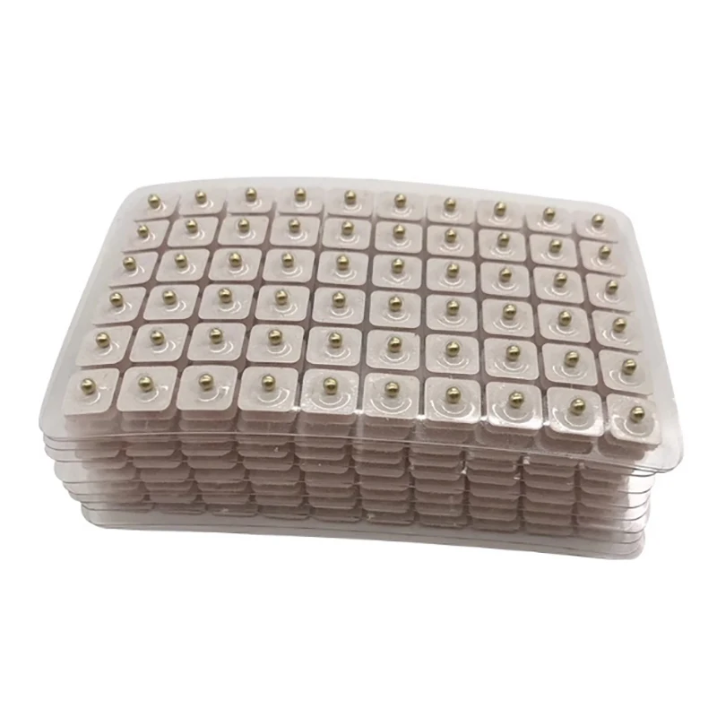 600pcs Ear Care Ear Acupuncture Massage Therapy Magnetic Beads Patch Massage Needle Sticker Auricular Auriculotherapy Care Tools - view 5