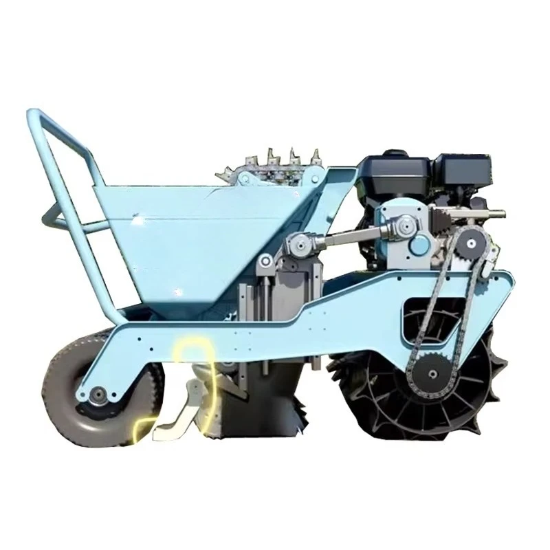 Agriculture Machine Equipment Factory Supplier 4 5 6 Row  Engine Planter Garlic Seeder