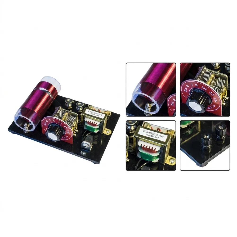 For Crystal Radio Kit Design Air Variable Capacitor Diode Detector Impedance Converter for Broad Device Compatibility