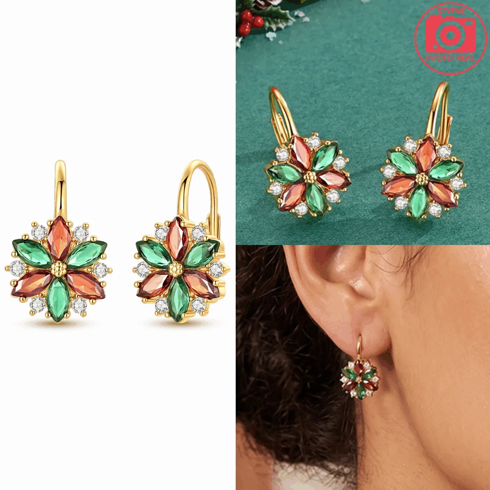 Silver Plated Minnie Mouse Shape Hoop Earrings Delicate Enamel And CZ Detail Hypoallergenic For Sensitive Ears Playful Ear