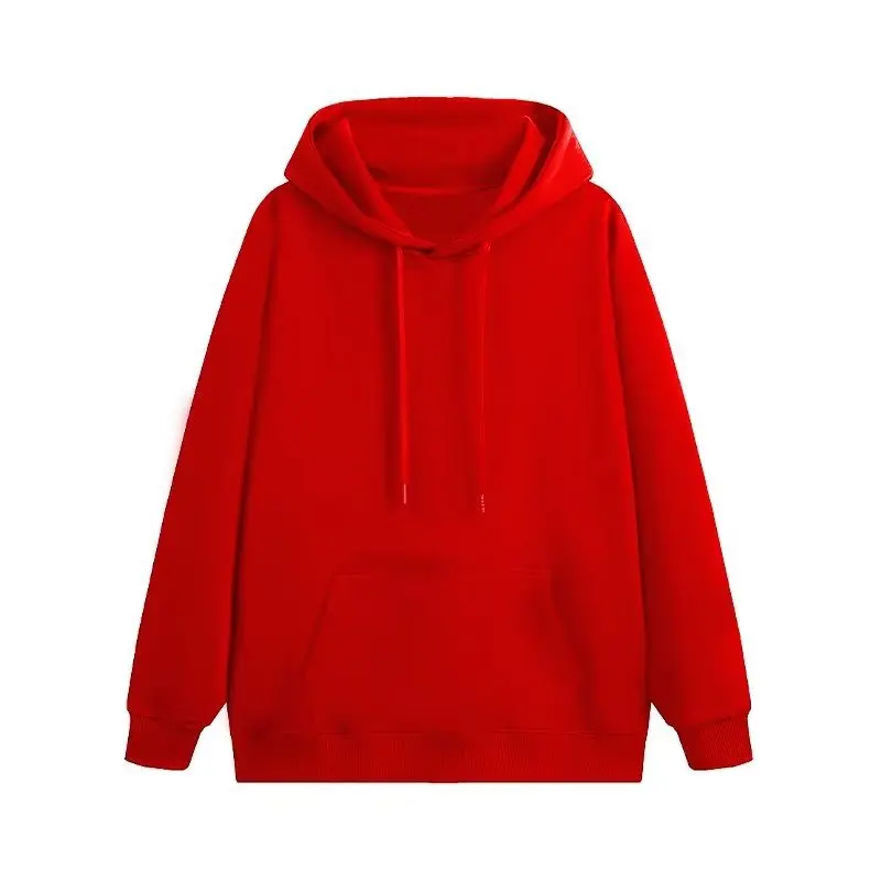 Herren- und Damen-Hoodies in Unifarben mit Taschen, Sport- und Fitness-Sweatshirts, modische Freizeitpullover in mehreren Farben – Detail 9