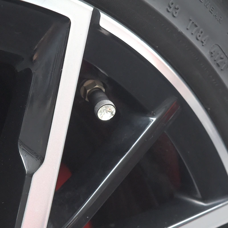 Car Wheel Tire Valve Stems Caps Crystal Tyre Rim Stem Covers Airdust Waterproof for BMW VW Toyota Auto Moto Car Accessories Tool
