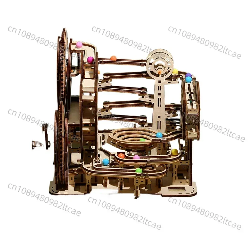 

3D Three-dimensional Puzzles Wooden Toys Educational Assembly Toys DIY Creative Marble Maze