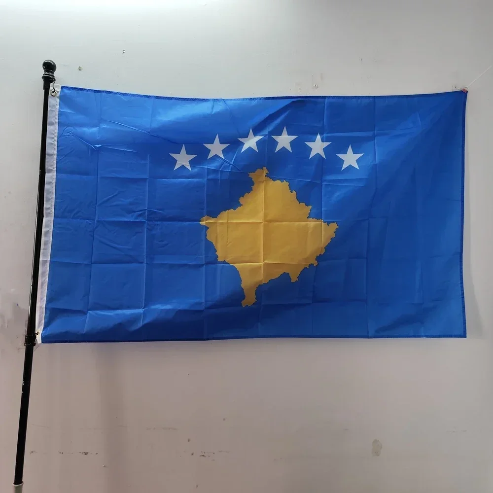 

Kosovo Flag 2x3ft 3x5ft Premium Polyester, Outdoor Indoor Banner Fade-Resistant for Garden Wall Pole, Large Hanging Decoration