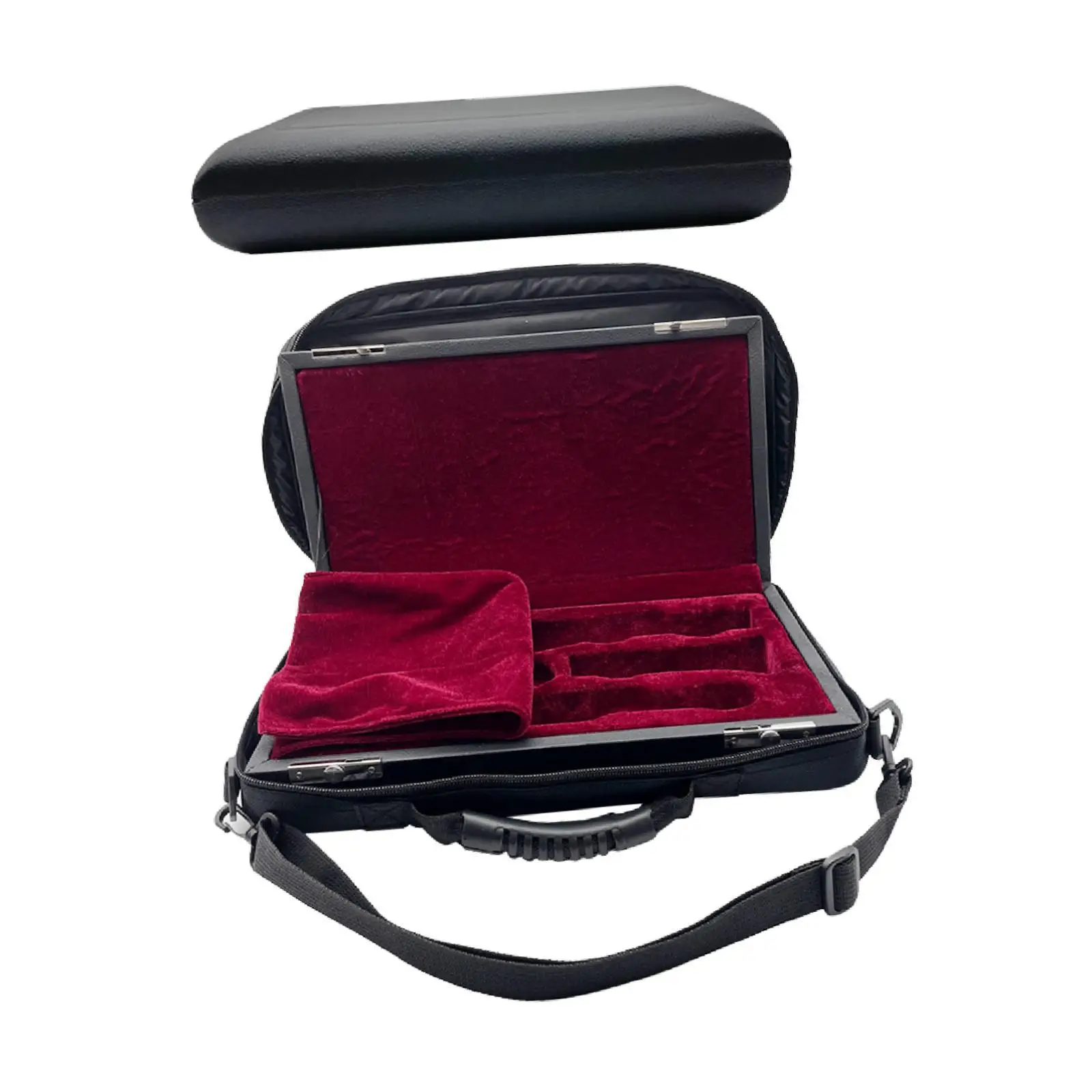 Large Capacity Oboe Case Thick Velvet Lined Holder Tote Easy Carry for Oboe Professional Instrument Bag