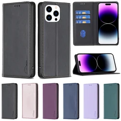 Wallet Magnetic Flip Leather Case For iPhone 15 Pro Max 14 Pro 13 13 Pro 12 Pro Max 11 Pro SE 2020 XS Max XR 8 7 6 6S Plus Cover