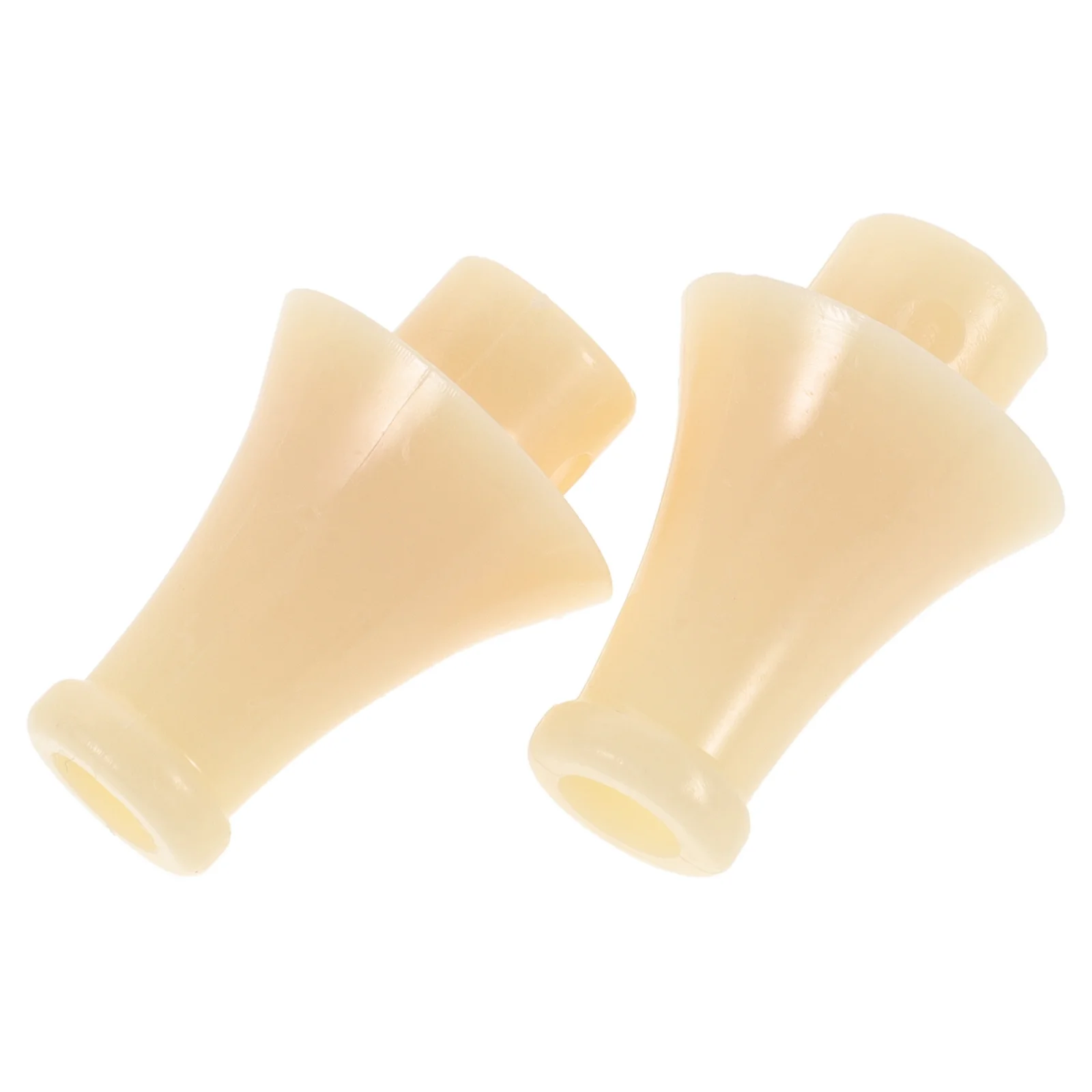 

2 Pcs Cucurbit Mouthpiece Flute Saxophone Musical Instrument Clarinet Parts Resin Chinese Hulusi Accessories