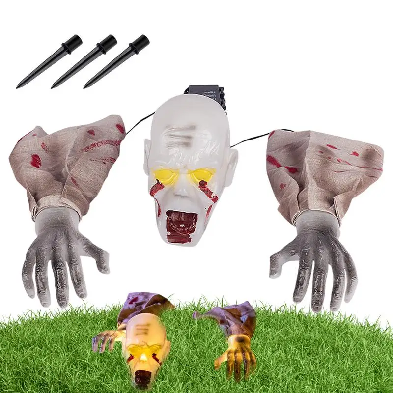 Zombie Groundbreaker Realistic Groundbreaker Halloween Decoration Zombie Graveyard Decoration for Holiday Decoration