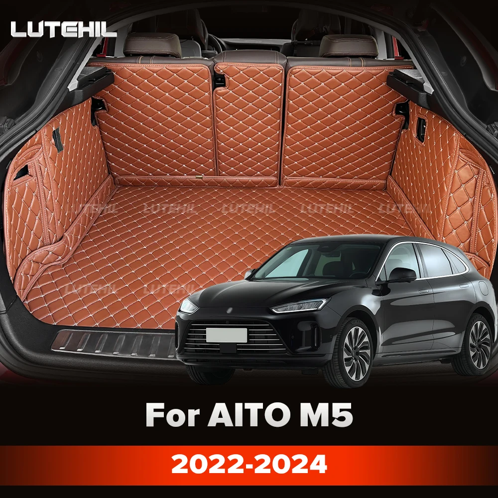 For AITO M5 2022 2023 2024 Auto Full Coverage Trunk Mat Car Protective Pad Cargo Liner Interior Accessories