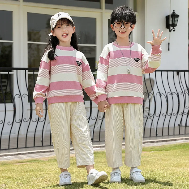 Family Couple Sweatshirts Matching Set Fashion Autumn Father Mother and Son Daughter Clothes Korean Parents and Children Outfits
