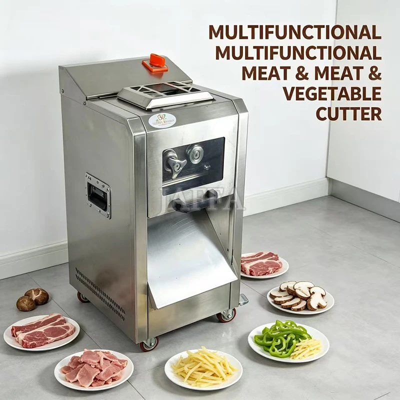 Meat Slicer Cutter Machine Electric Food Slicer Meat Cutting Machine Minced Meat Slicing Shredding