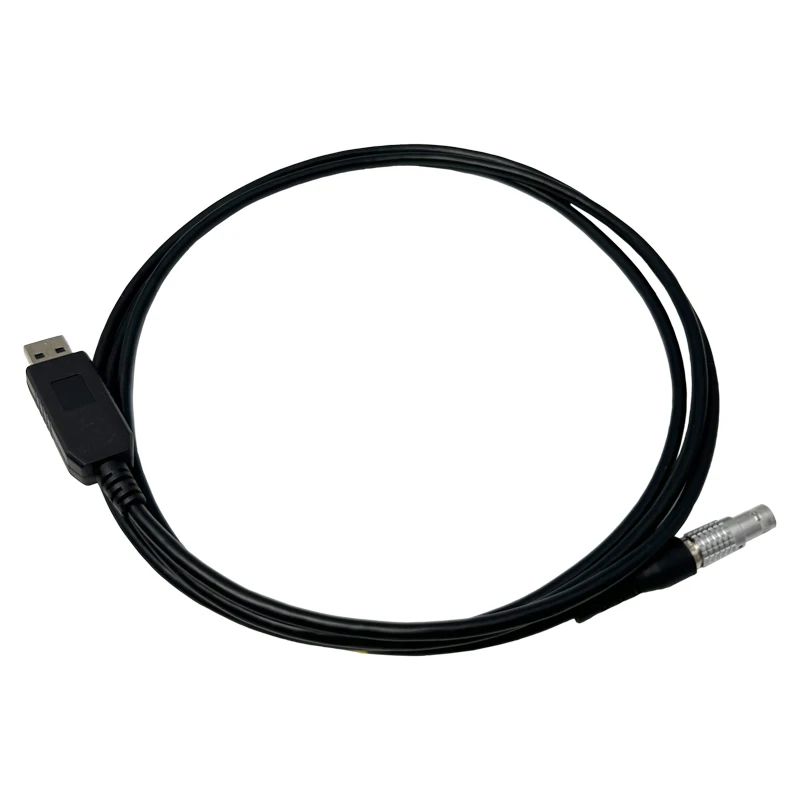 Equivalent GEV189 (734700) USB Data Download Cable Replacement For SWISS TYPE Total Station  0.B 5 Pin USB Cable