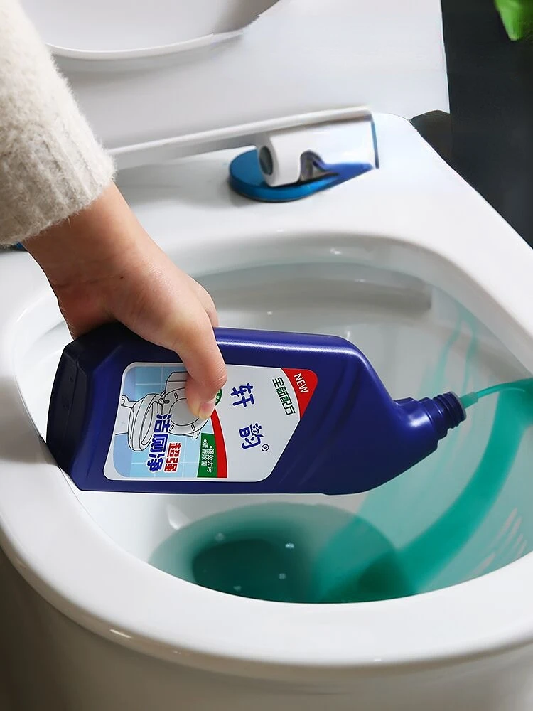 Toilet bowl cleaner descaling agent yellow decontamination toilet cleaning liquid toilet bowl cleaner