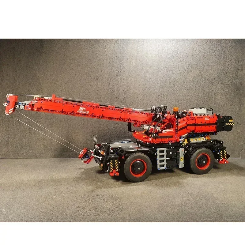 MOC-68437 جديد التحكم عن بعد رافعة التضاريس الخام بنة نموذج • 3596 أجزاء لعبة عيد ميلاد الأولاد الأطفال هدية #6