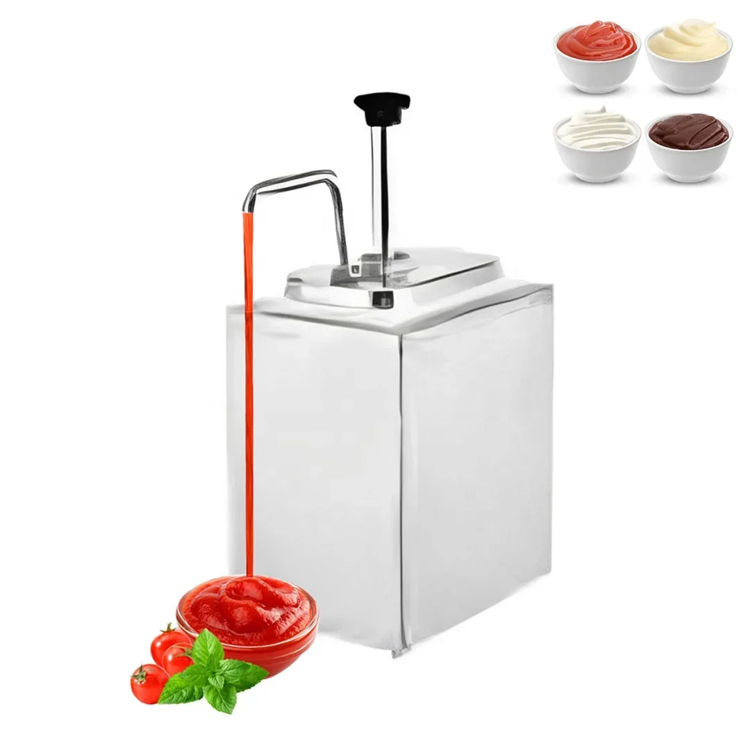 High Quality Sauce Pump Countertop Commercial Stainless Steel Heater Cheese Distributor