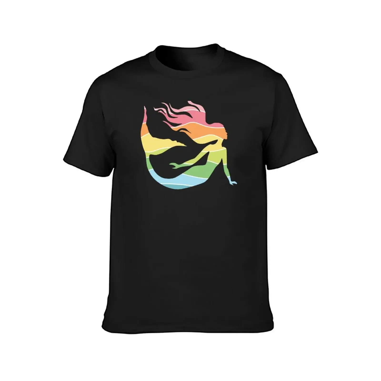 Mermaid T-Shirt aesthetic clothes oversized quick drying men clothes