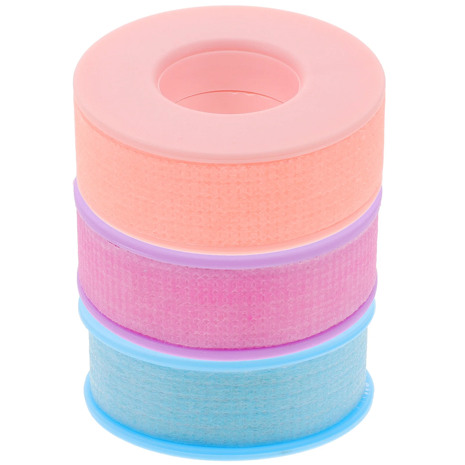 

3 Rolls Eyelash Tape Non-woven Fabric Purple Blue Pink Safe Comfortable Long-lasting Adhesive Lash Extension Tools