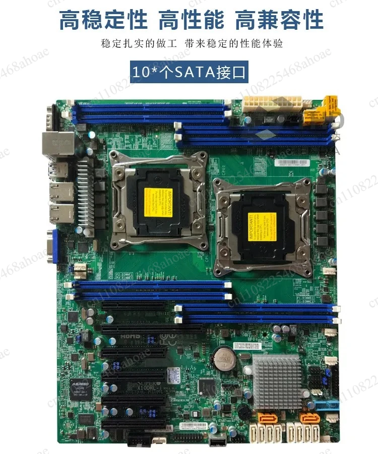 Used  98new X10DRL-i X10DRI X10DRG-Q Dual Socket Server Motherboard C621 Chipset PCIe Support Split Server Mainboard