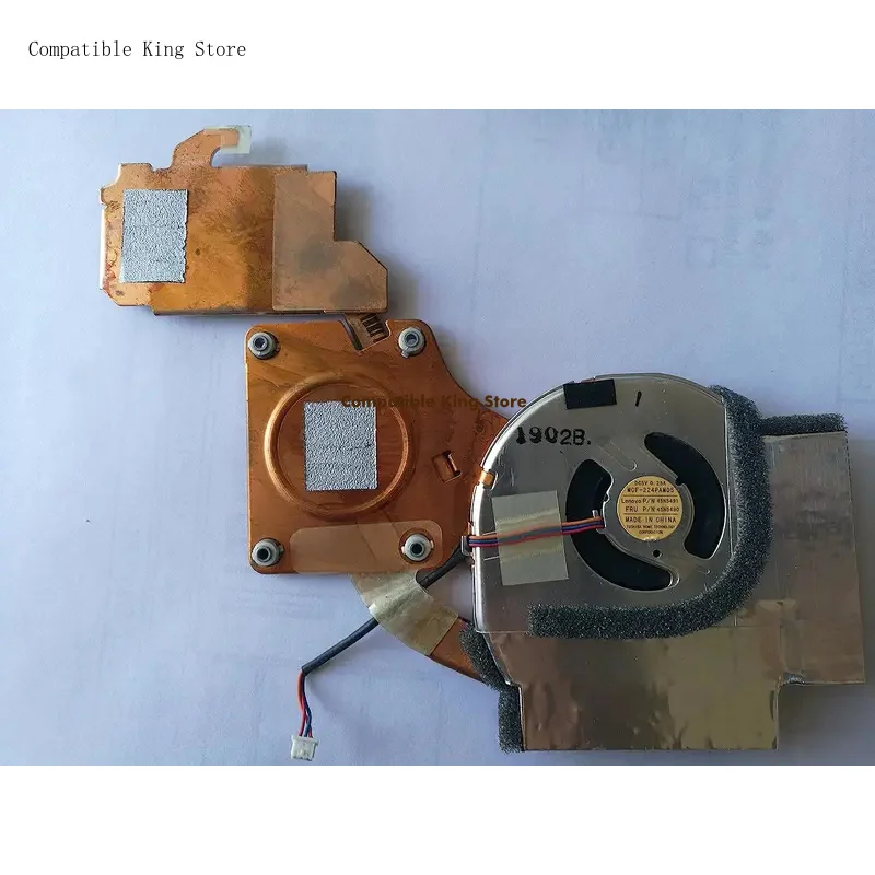 d Replacement Fan for Lenovo Thinkpad T500 W500 Integrate CPU Cooling Fan with Heatsink 3-Pin 3-Wire P/N 45N5490 45N5491