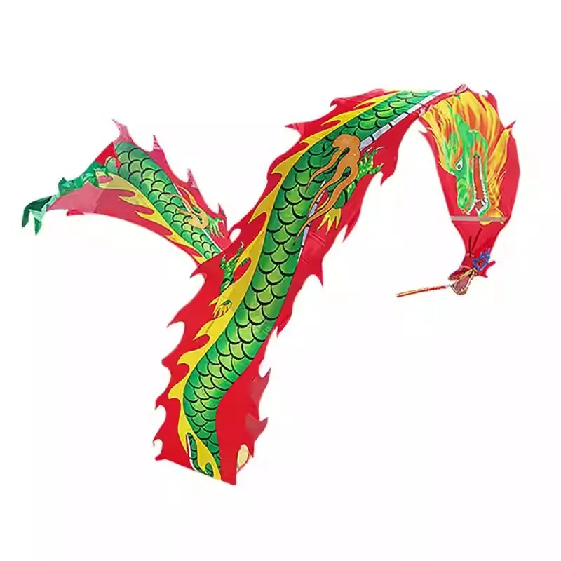 

Квадратная лента для танцев дракона, полный набор фитнес-драконов среди пожилых начинающих, лента для танцев дракона, чтобы трясеть