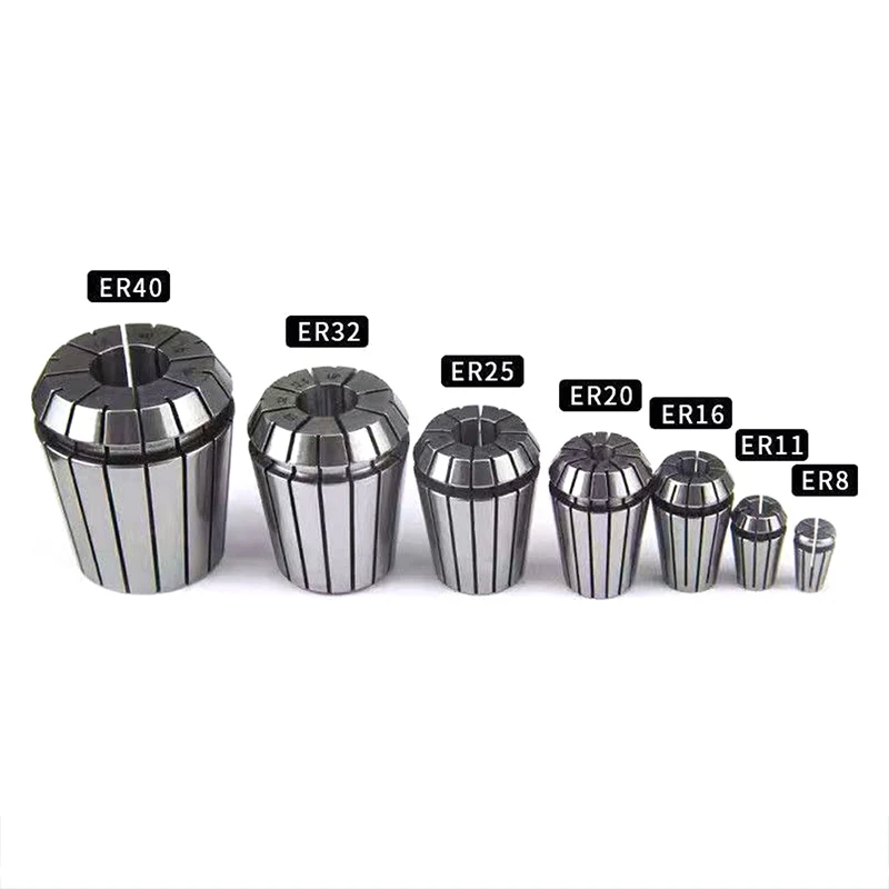 Pinza de resorte ER16, 0,05 MM, 0,08 MM, 0,015 MM, mandril de alta precisión para centro de mecanizado CNC, husillo de máquina de grabado, 1 ud.