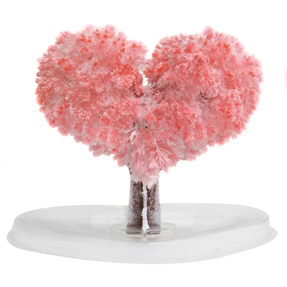 Growing Tree Paper Sakura Crystal Trees Desktop Cherry Blossom New DIY Growing Tree Paper Trees Desktop Decoration Novelty Toy