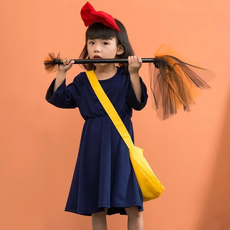 Disfraz de Halloween para niños, disfraz de bruja Dr, traje de actuación, ropa de pequeño hechicero, el muy servicio de Anime Kiki