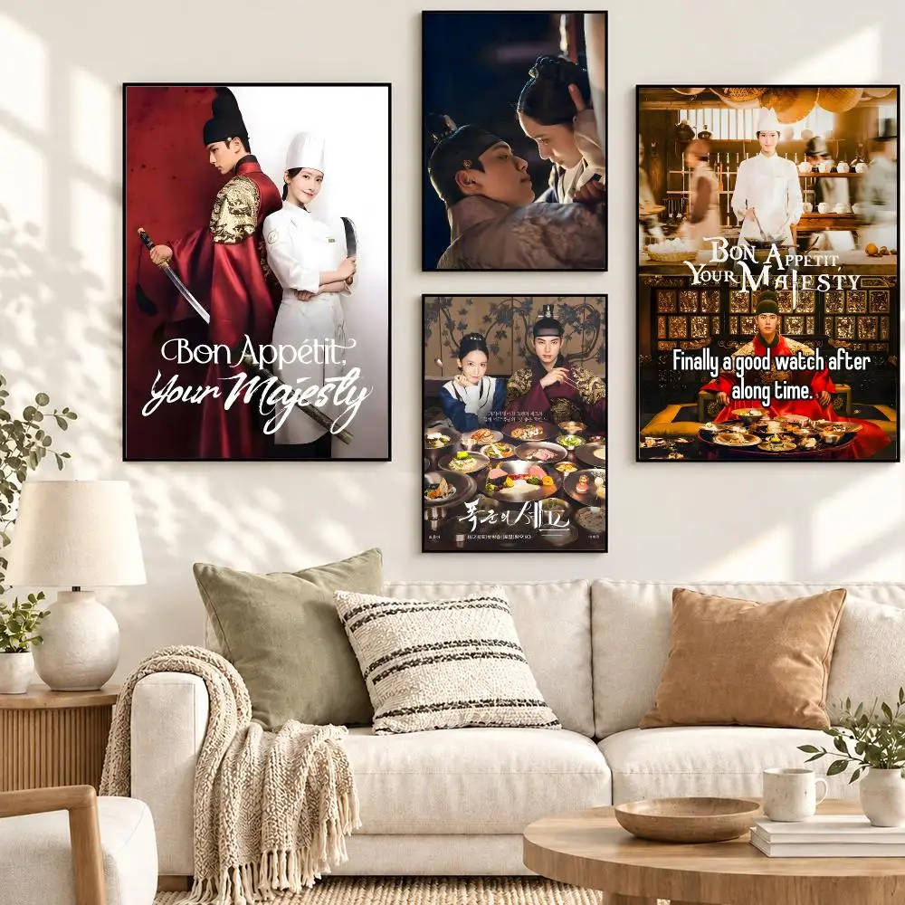 Bon Appetit, Your Majesty Korean Royal Romance Series Poster Decorative art prints for the home, holiday gifts, unframed