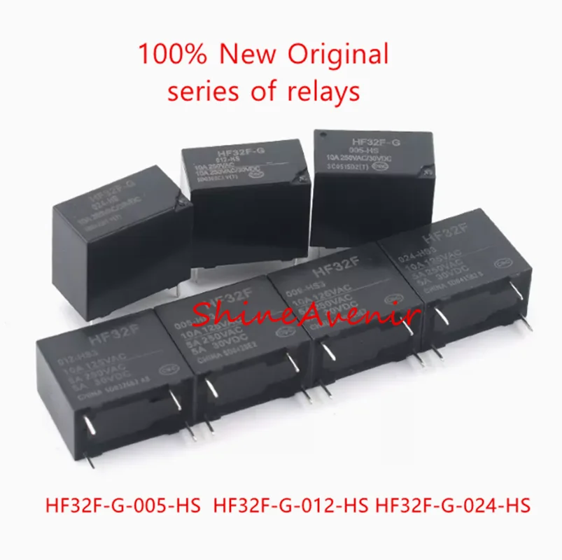 15pcs HF32F-G-005-HS  HF32F-G-012-HS  HF32F-G-024-HS  HK14FD-DC5V-SHG  HK14FD-DC12V-SHG  HK14FD-DC24V-SHG  100% original relay