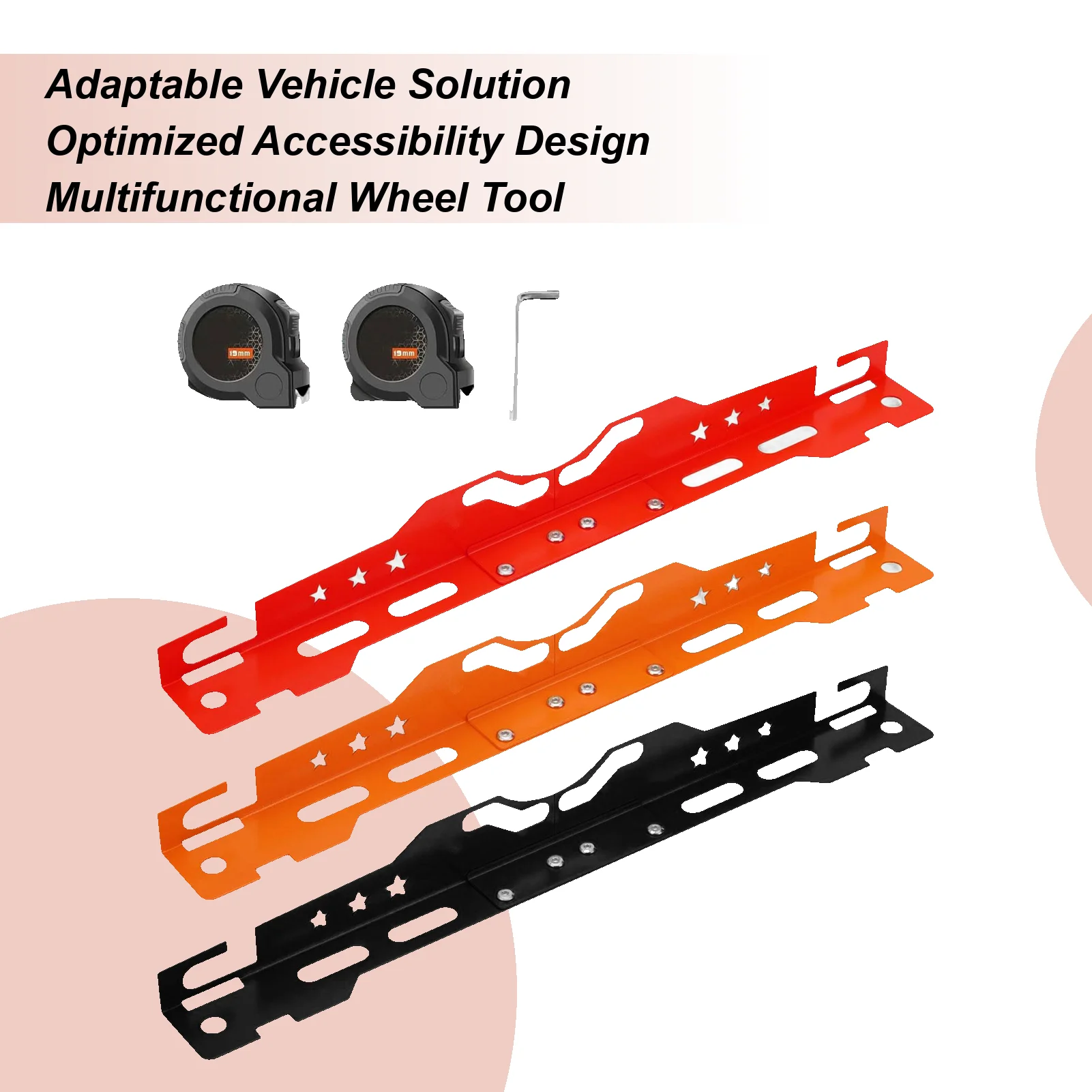 

auto Wheel Alignment Tool Plates Adjustable Automotive Wheel leveling aligner Alignment Tool For Cars Repair Tire Measurement