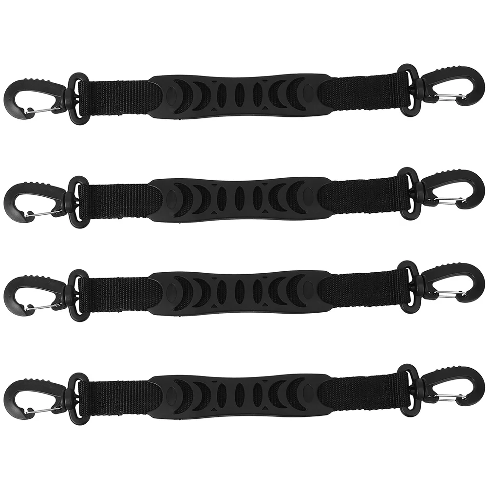 

4Pcs SkiBootCarriers RollerSkatesCarrierStrap LightweightDurable HighQualityMaterial StoragePocketDesign