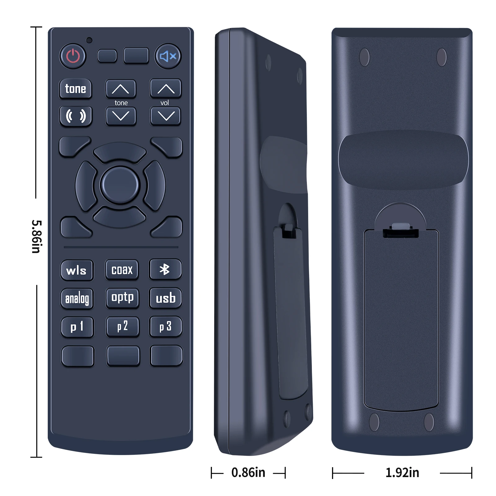 New Remote Control For Nubert nuPro XS-8500RC NUPRO XS-7500, NUPRO XS-8500, XS7500, XS8500