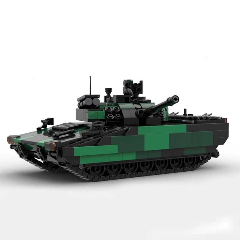ชุดตัวต่อ MOC CV90 MK4 จำนวน 969 ชิ้น รุ่นหุ้มเกราะสมัยใหม่ ขนาด 35 มม. แบบโมดูลาร์ ของเล่นสร้างสรรค์ DIY ของขวัญ
