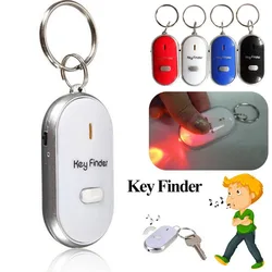 Mini Anti-lost Whistle Key Finder Flashing Beeping Remote Kids Key Bag Wallet Locators