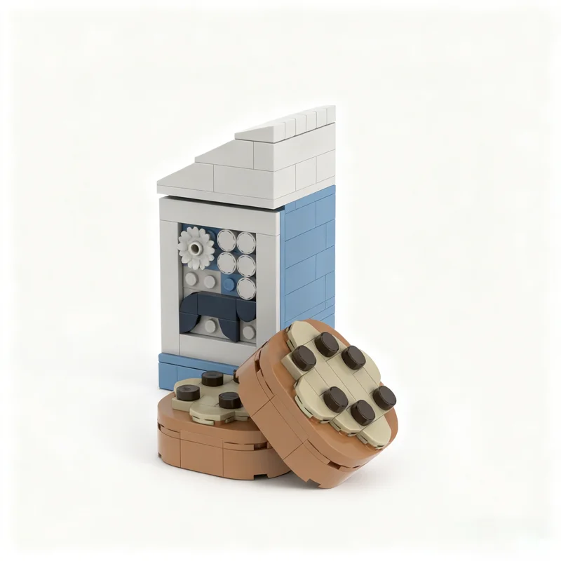 

151pcs MOC Creator Expert Upscaled Cookies Milk Model Building Blocks Construction Christmas Gifts Toy Idea Education Brick