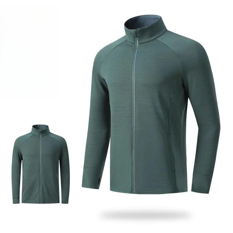 2026 Unisex Sports Jacket Long Sleeve Zipper Sweater Outdoor Fitness Running Training Casual