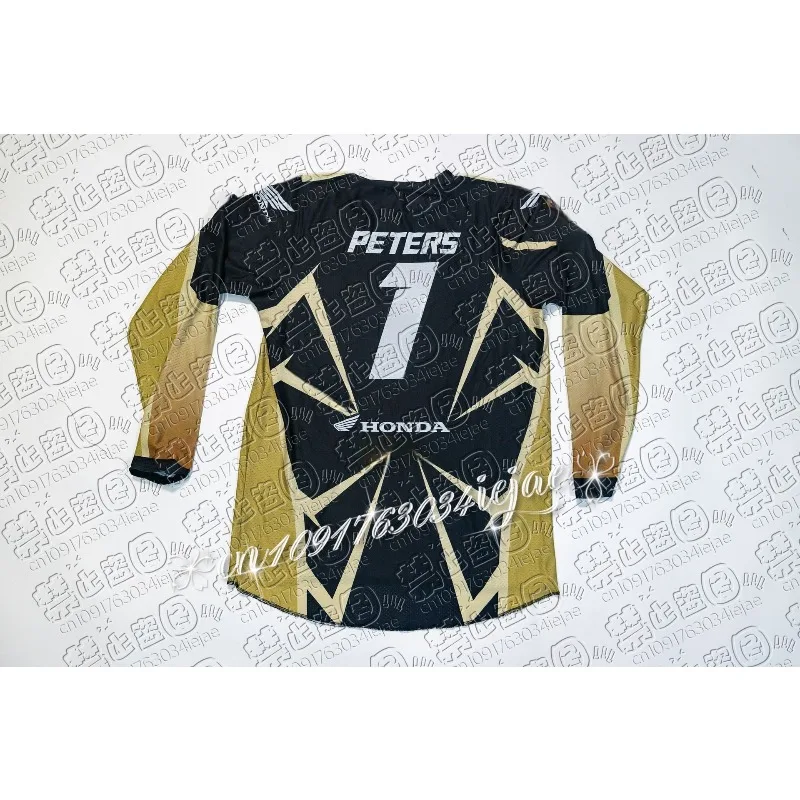 

Honda Performance Motocross Jersey Long Sleeve Quick Dry And Breathable T-Shirt For Men Off Road Dirt Bike Mountain Riders