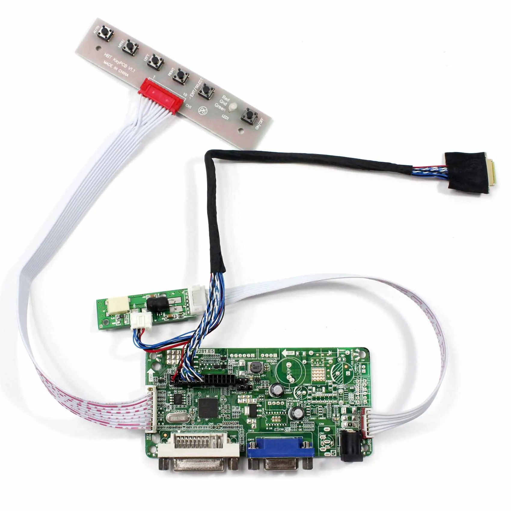 

DVI VGA LCD Controller Board For 13.3"1280X800 N133IGE LP133WX2 LTN133AT09 LCD