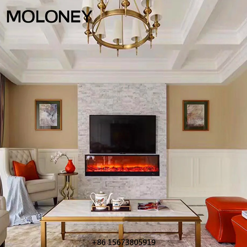 Indoor Wall Mounted 120v Electric Fireplace Insertin China