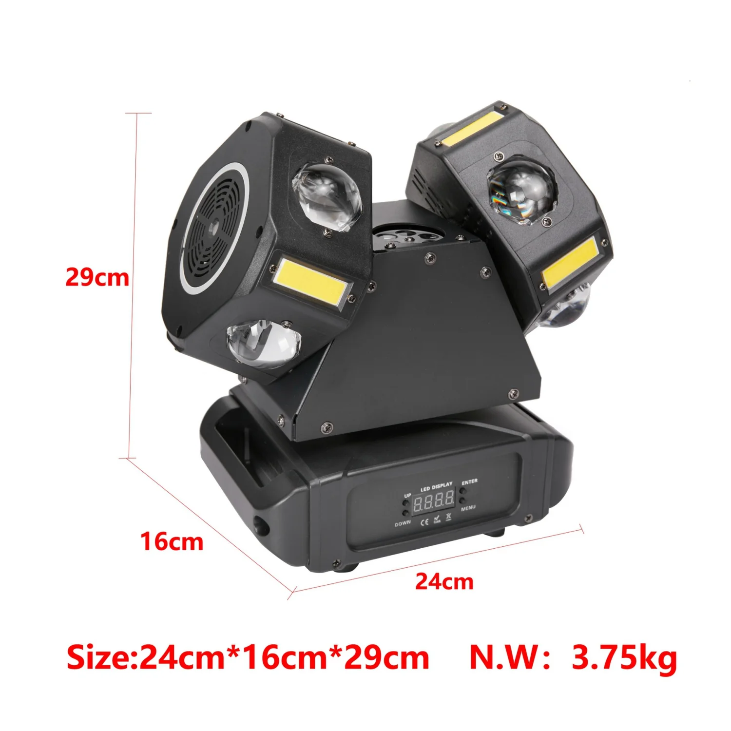 120W LED Dyed pattern effect light,moving head laser light+strobe light+beam light professional stage DJ equipment